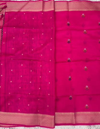 Munga Fancy Saree with Patola Pallu