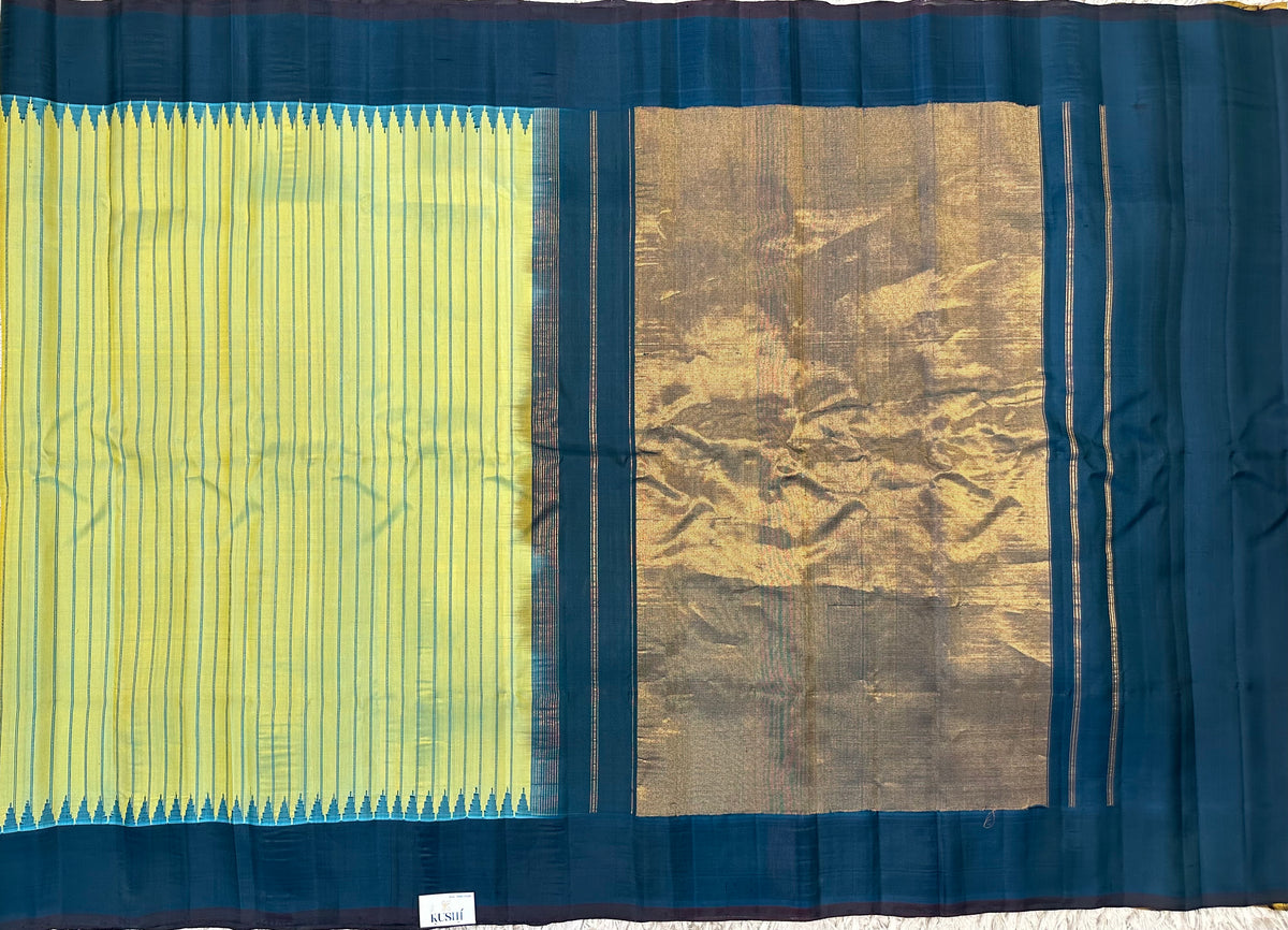 Gadwal pattu plain border saree