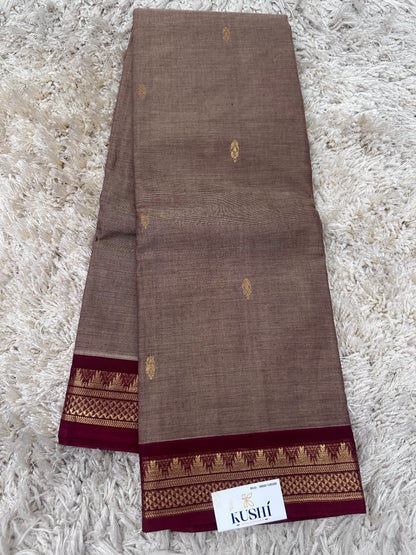 Kanchi Cotton Sarees with Heavy Pallu