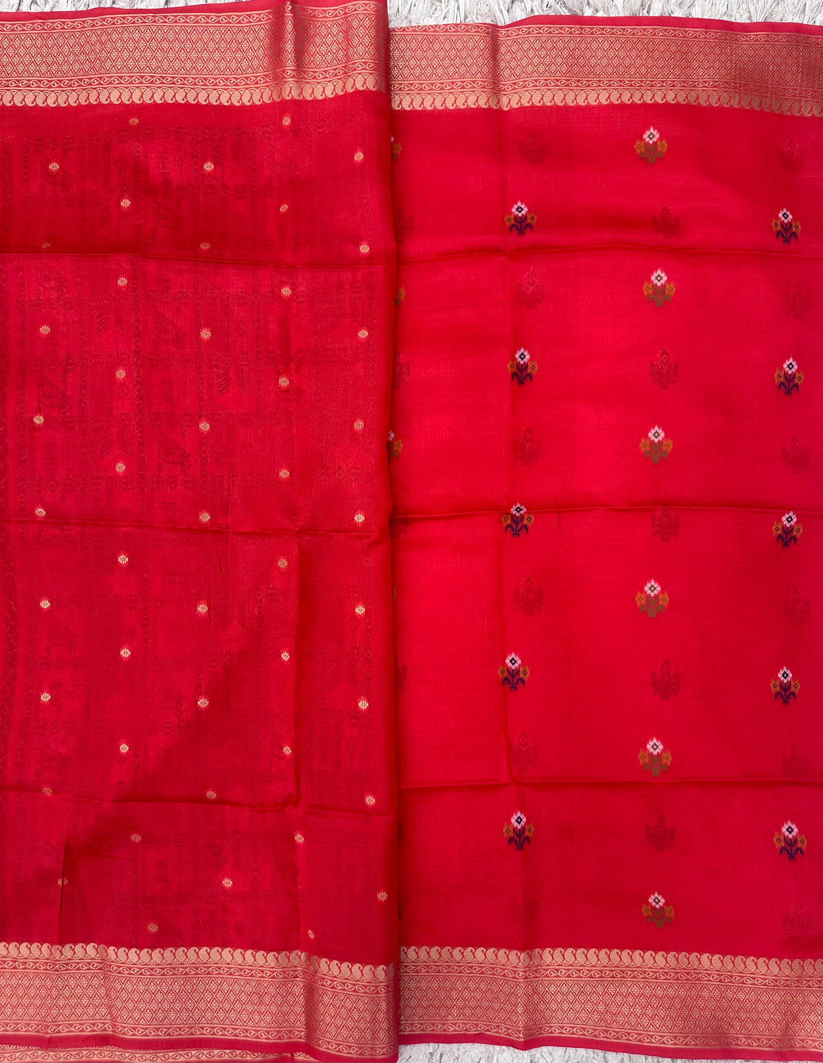 Munga Fancy Saree with Patola Pallu