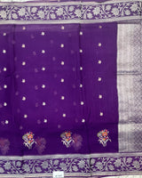 Manipuri silk Kota with banarase border saree