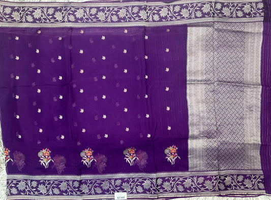 Manipuri silk Kota with banarase border saree