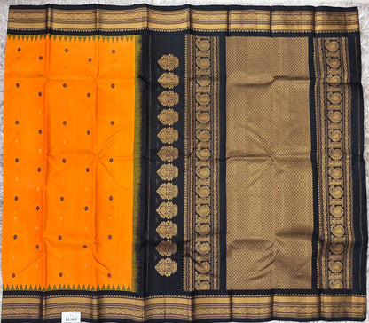 Gadwal Pattu Traditional Kanchi Border Sarees