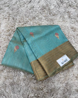 Chanderi Tissue Pattu with Kanchi Border Saree