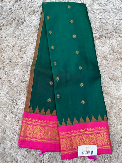 Gadwal Pattu Traditional Kanchi Border Sarees