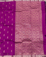Semi silk with small border sarees