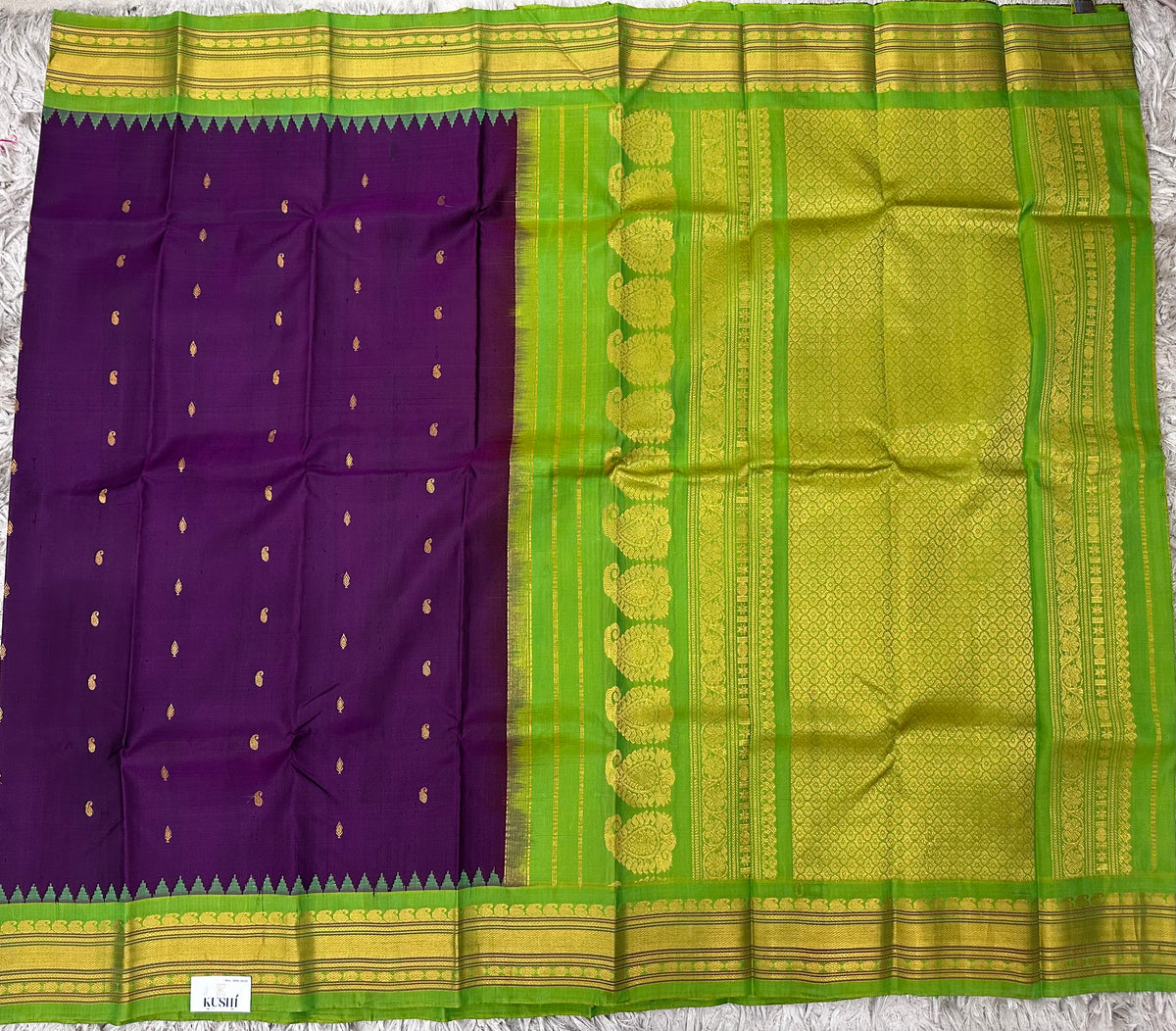Gadwal Pattu Traditional Kanchi Border Sarees