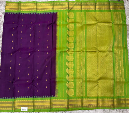 Gadwal Pattu Traditional Kanchi Border Sarees