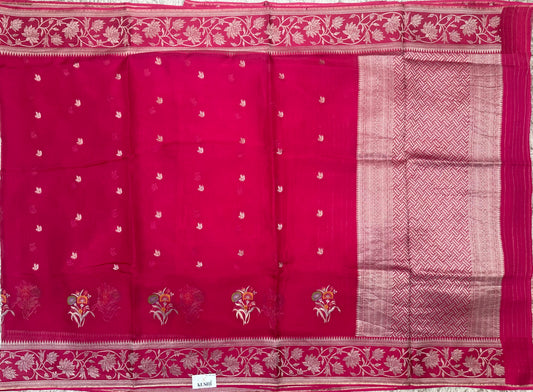 Manipuri  silk Kota with Banarse border saree
