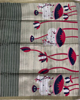 Fancy tussure weaving saree