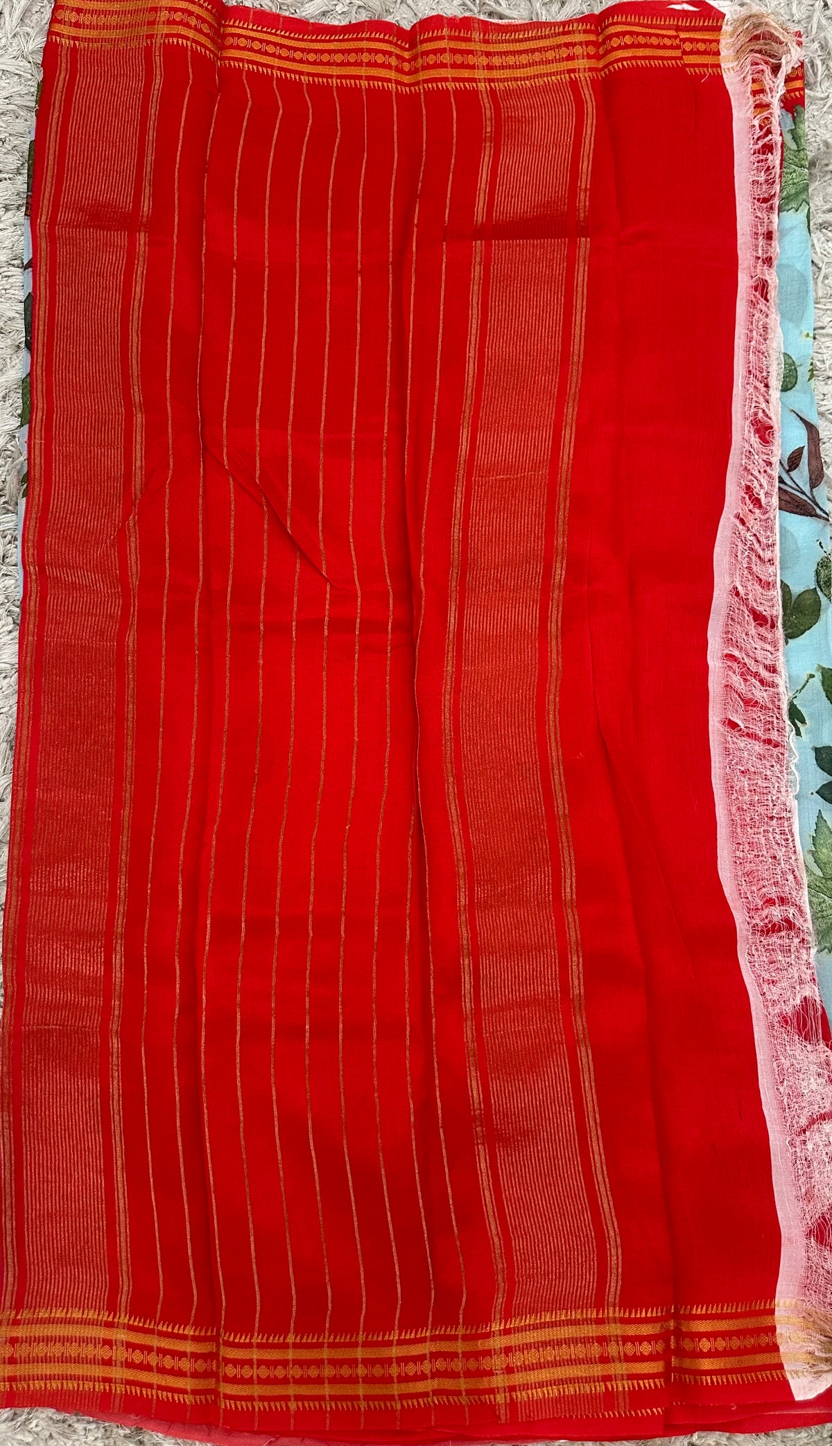 Mangalgiri digital print sarees