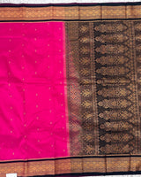 Ilkal Pattu with Traditional Border Saree