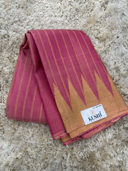Gadwal pattu temple border saree