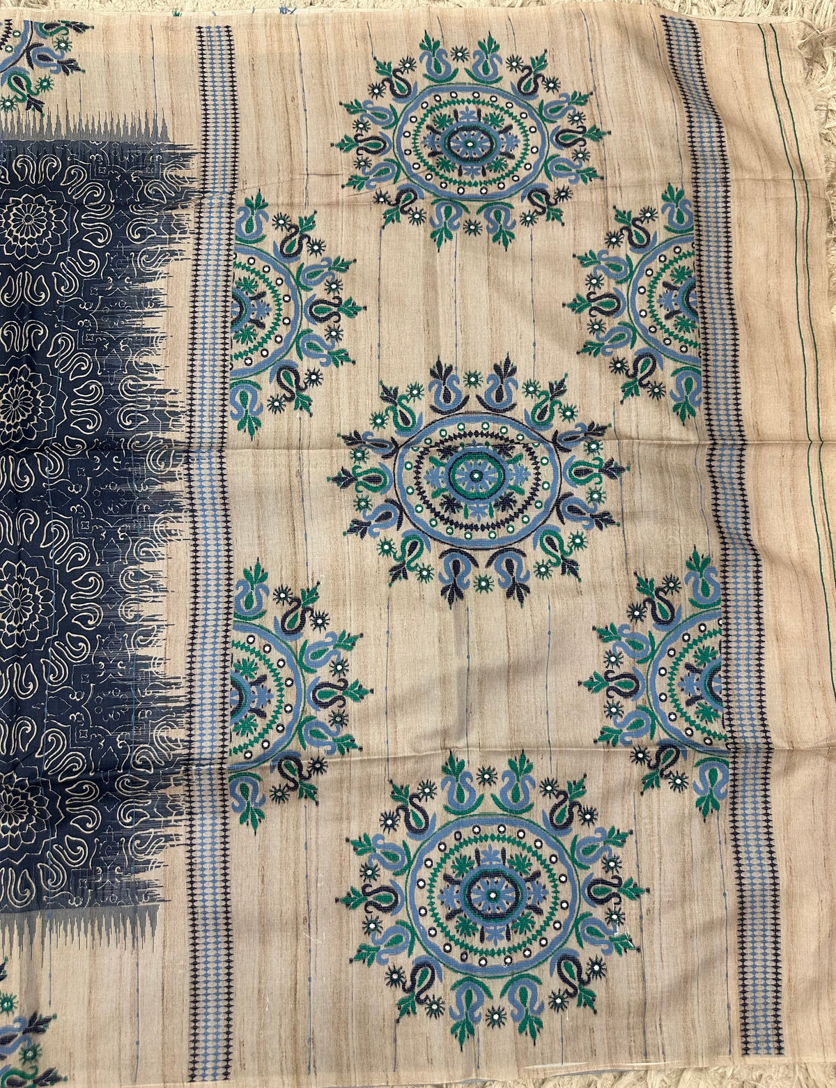 Fancy tussure weaving sarees