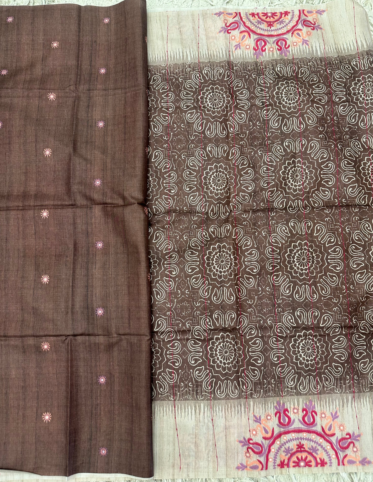 Fancy tussure weaving sarees