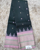 Gadwal Pattu with Big Kanchi Border Saree