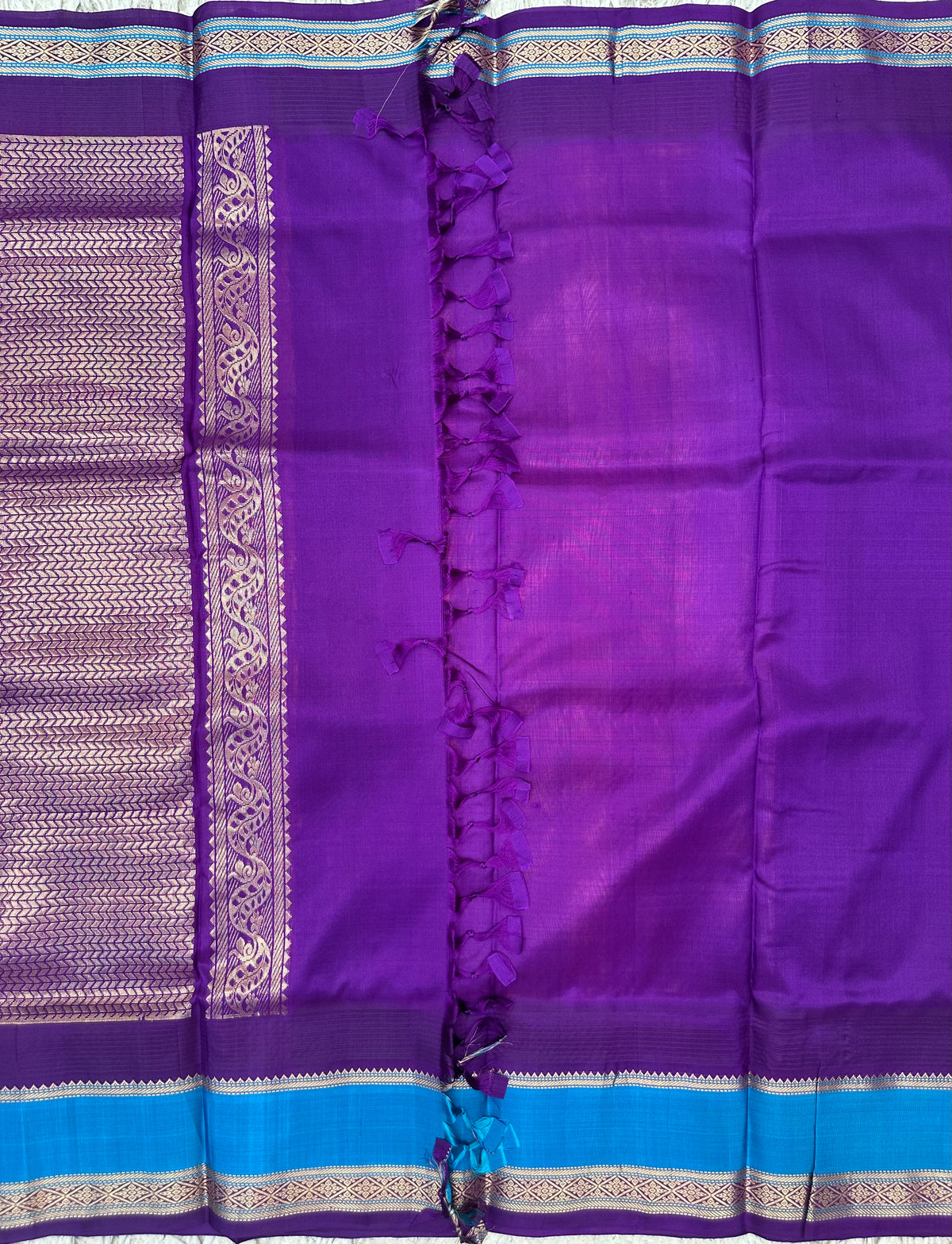 Venkatagiri Pattu Saree with Gap Border