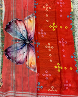 Mangalgiri digital print sarees