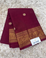 Kanchi Cotton Sarees with Heavy Pallu
