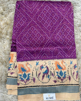 Semi Tussure Bandini Print Fancy Saree