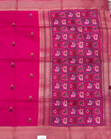 Munga Fancy Saree with Patola Pallu