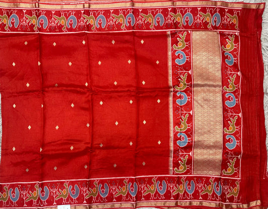 Munga Tussure Fancy Saree