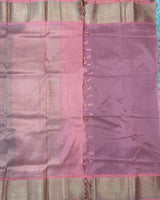 Green Venkatgiri Pattu Saree with Kanchi Border