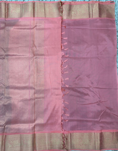 Green Venkatgiri Pattu Saree with Kanchi Border