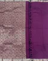 Semi silk with small border sarees