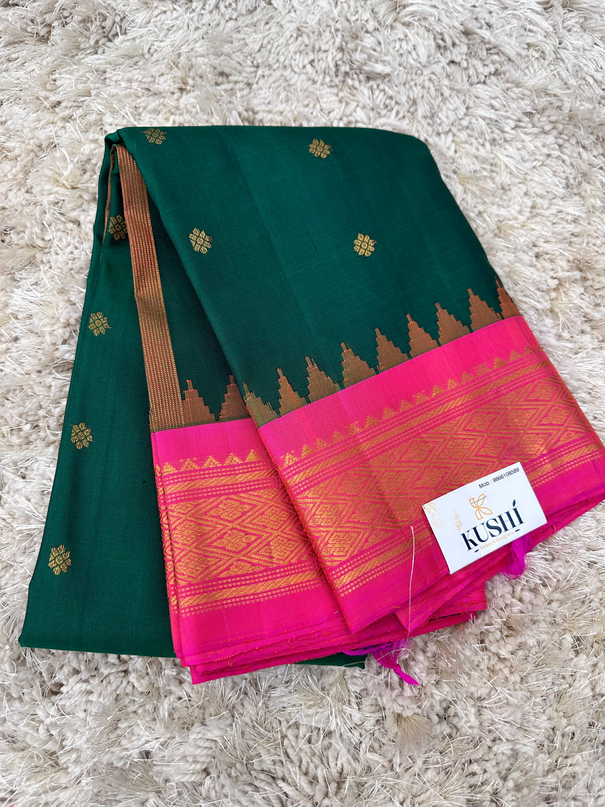 Gadwal Pattu Traditional Kanchi Border Sarees