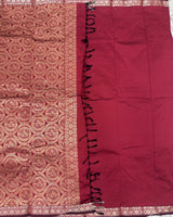 Semi silk with small border sarees