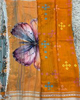 Mangalgiri digital print sarees