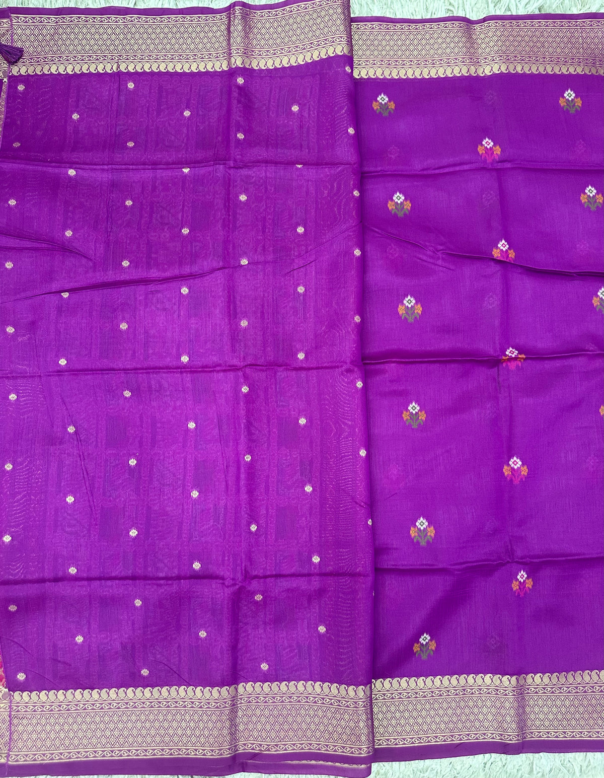 Munga Fancy Saree with Patola Pallu