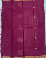 Kanchi Cotton Sarees with Heavy Pallu