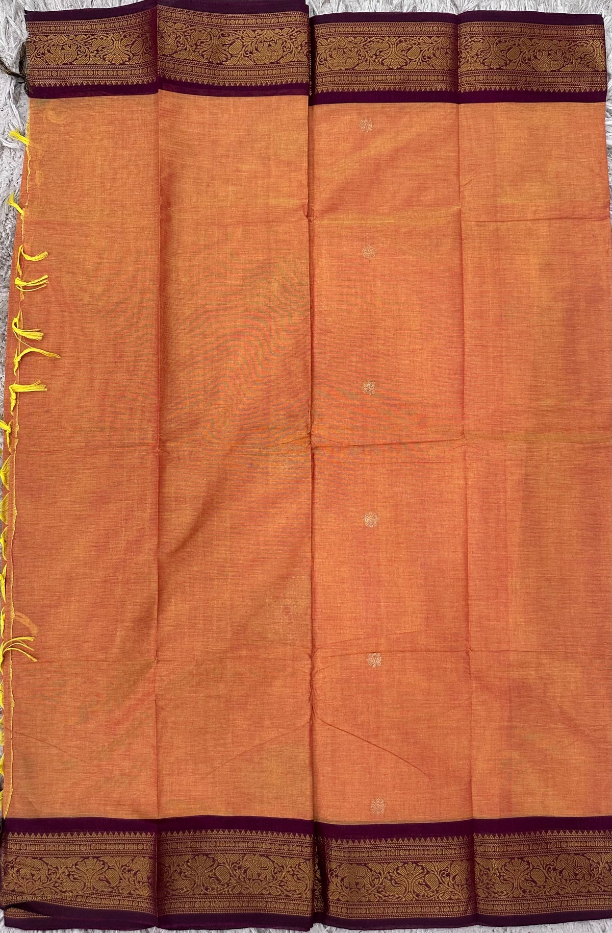Kanchi Cotton Sarees with Heavy Pallu