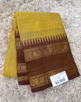 Kanchi Cotton Sarees with Heavy Pallu