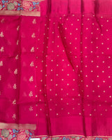 Manipuri silk Kota with banarase border saree