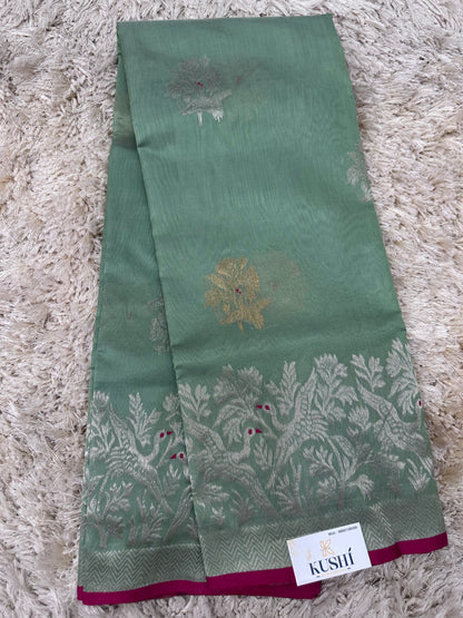Chanderi Tissue Pattu Saree