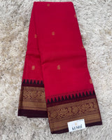 Kanchi Cotton Sarees with Heavy Pallu