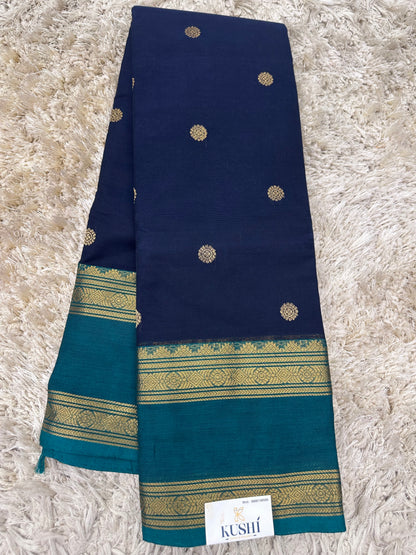 Kanchi Cotton Sarees with Heavy Pallu