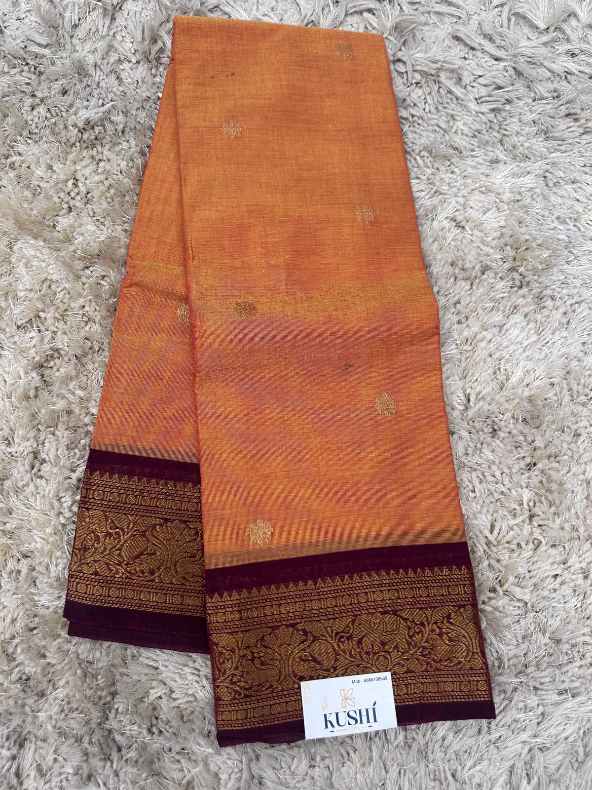 Kanchi Cotton Sarees with Heavy Pallu