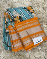 Mangalgiri digital print sarees