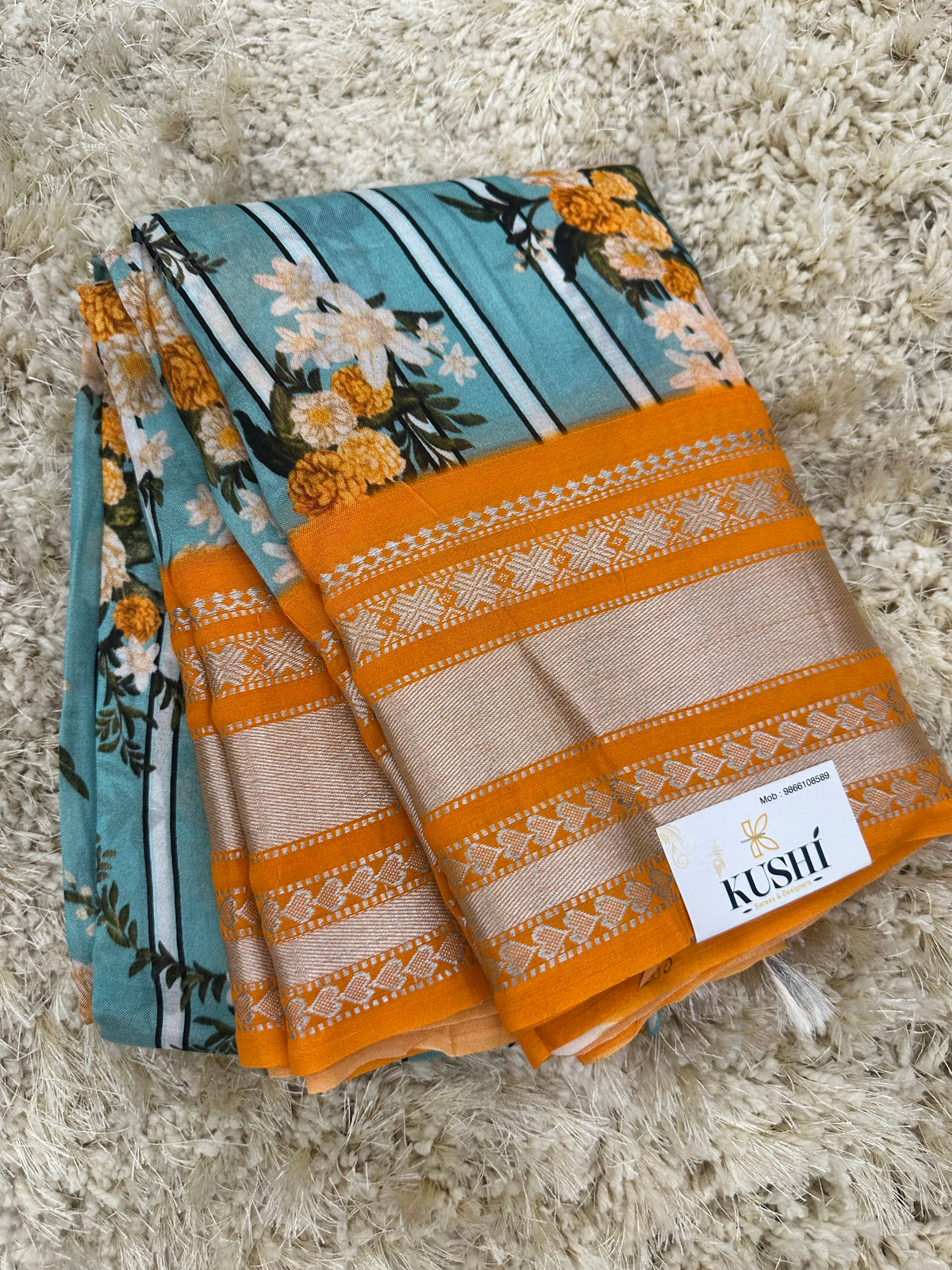 Mangalgiri digital print sarees