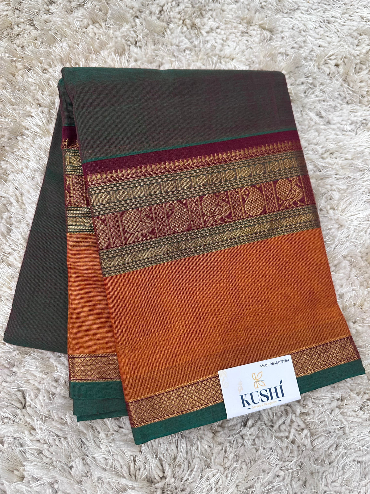 Kanchi Cotton Sarees with Heavy Pallu