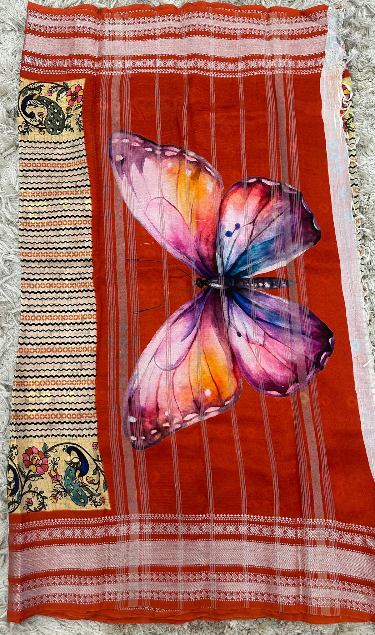 Mangalgiri digital print sarees