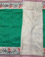 Semi Tussure Bandini Print Fancy Saree