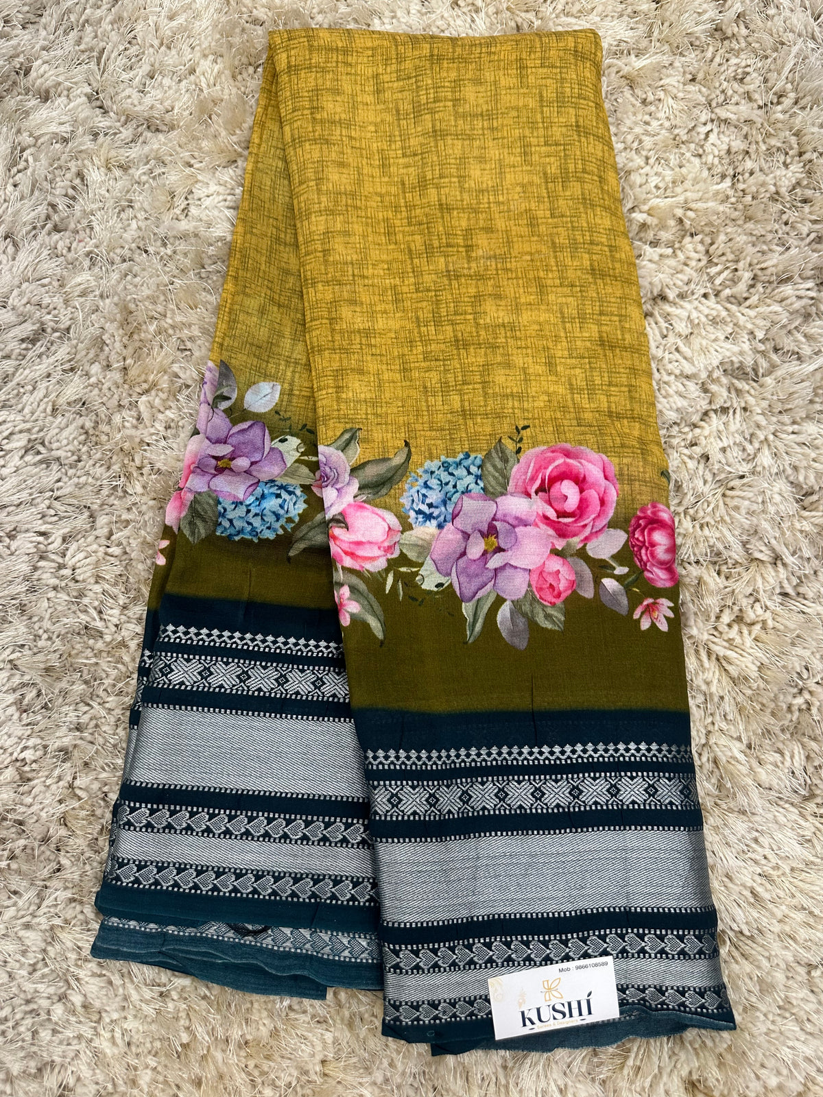 Mangalgiri digital print sarees