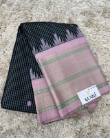 Gadwal Pattu with Big Kanchi Border Saree