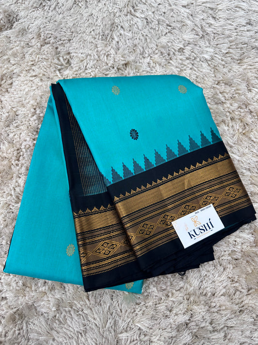 Gadwal Pattu Traditional Kanchi Border Sarees