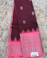 Gadwal Pattu with Big Kanchi Border Saree